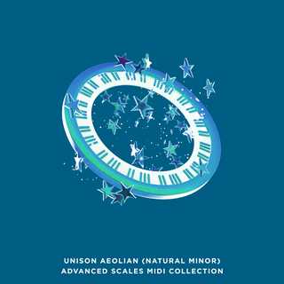 Aeolian (Natural Minor) Advanced Scales MIDI Collection